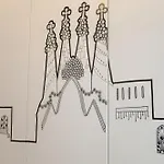 Uma Sagrada Familia Апартаменты Барселона